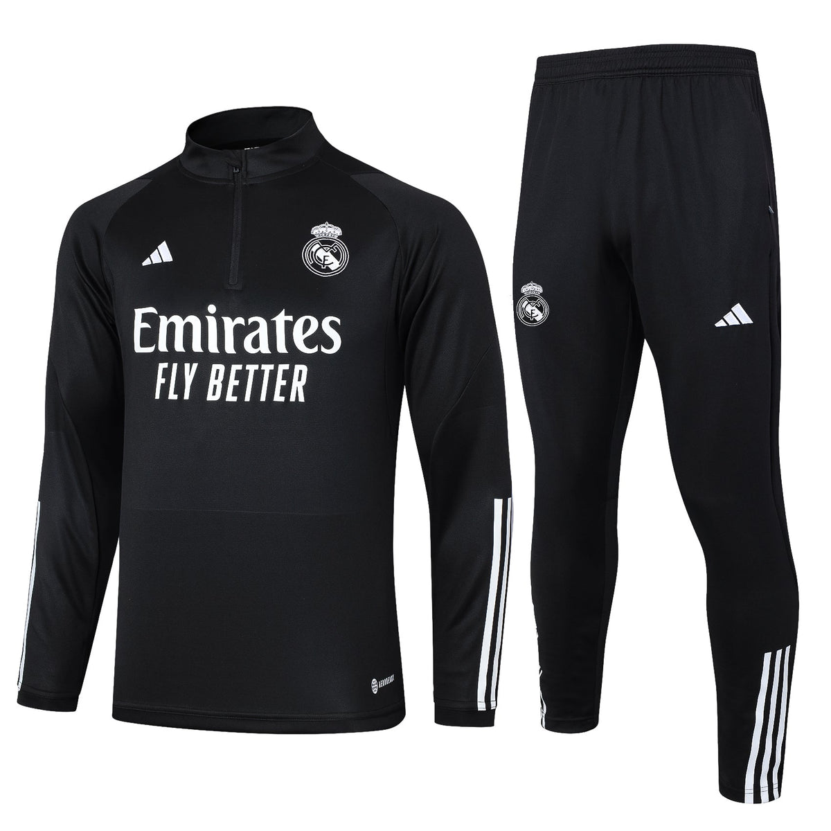 Conjunto Frio de Treino  Real Madrid 23/24 - Preto