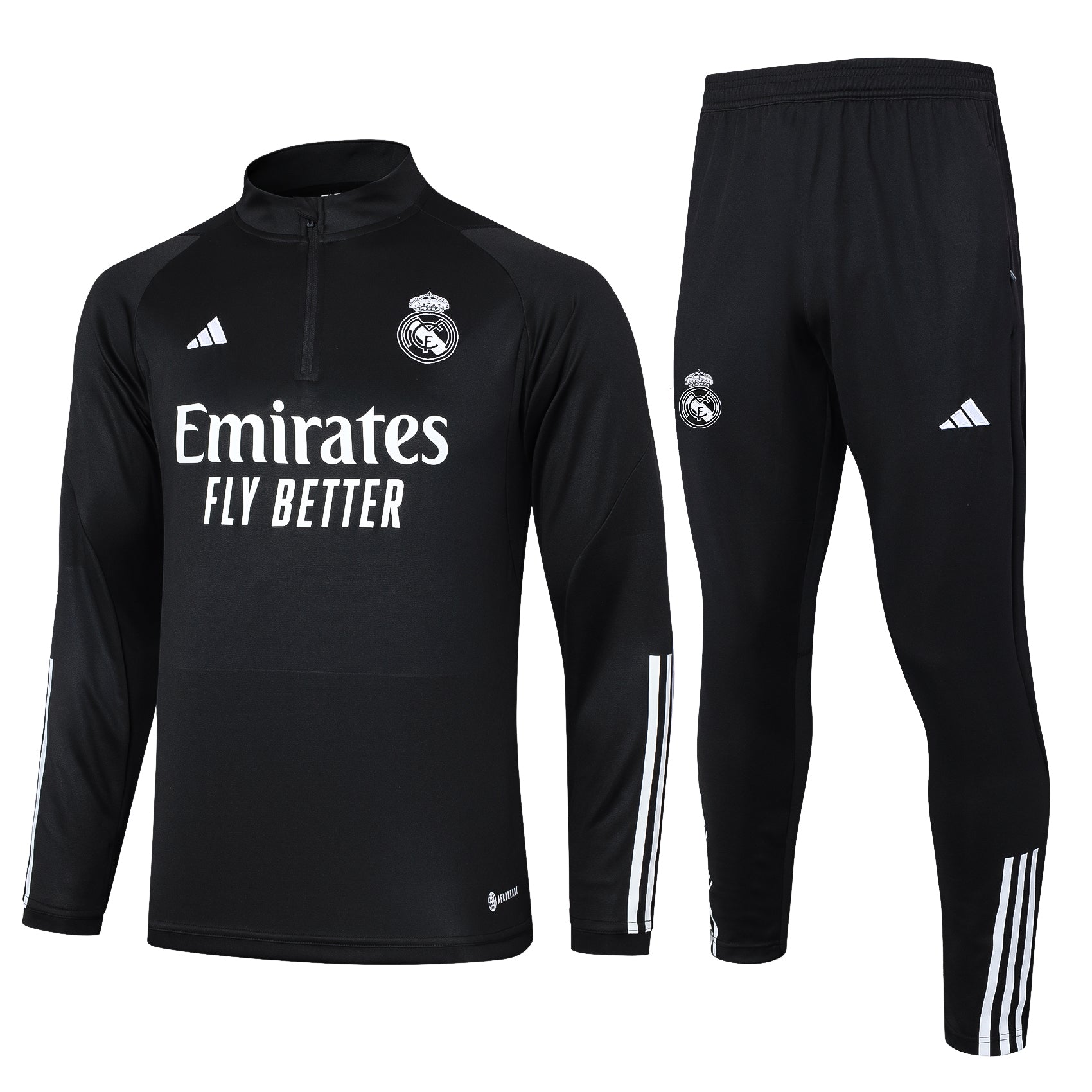 Conjunto Frio de Treino  Real Madrid 23/24 - Preto