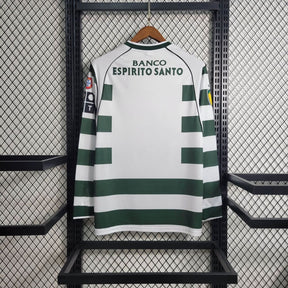 Camisa Sporting Home 2001/03 - Versão Retro Manga Longa