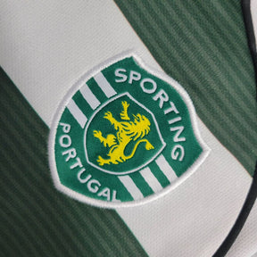 Camisa Sporting Home 2001/03 - Versão Retro Manga Longa