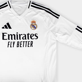 Camisa Real Madrid Home Manga Longa 24/25 - Adidas Torcedor Masculina