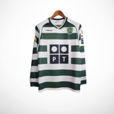 Camisa Sporting Home 2001/03 - Versão Retro Manga Longa