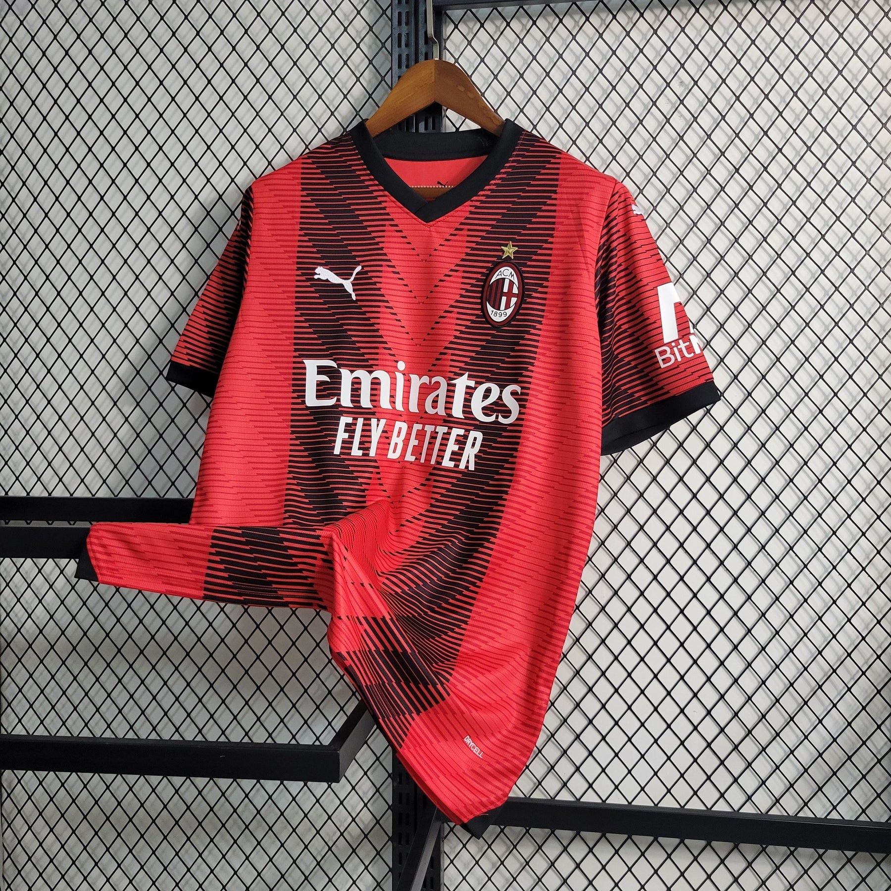 Camisa Milan Home 23/24 - Puma Torcedor Masculina