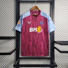 Camisa Aston Villa Home 23/24 Castore Torcedor Masculina - Lançamento