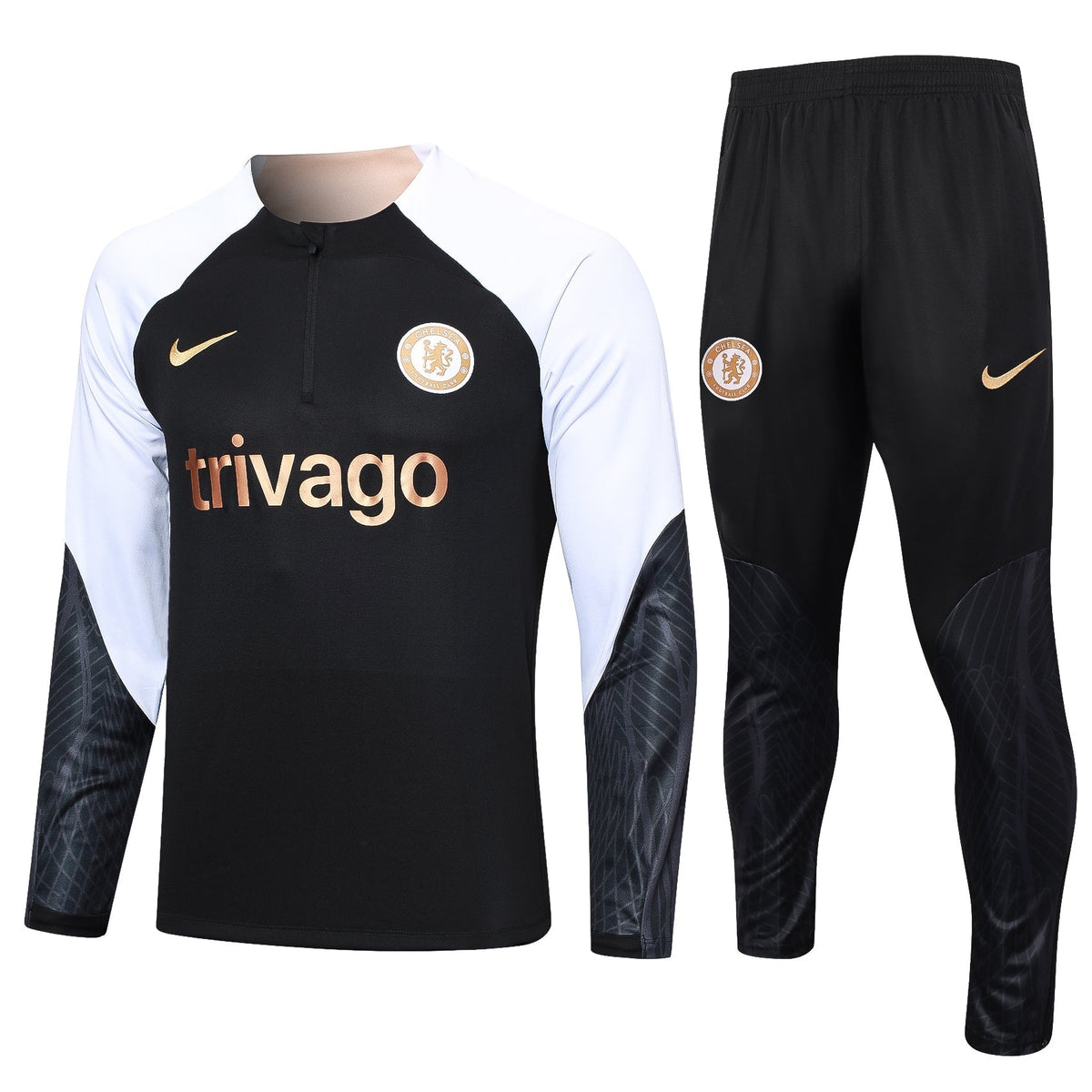 Conjunto Frio de Treino Chelsea 23/24 Preto