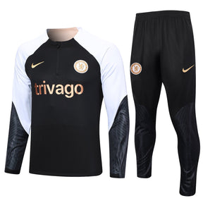 Conjunto Frio de Treino Chelsea 23/24 Preto