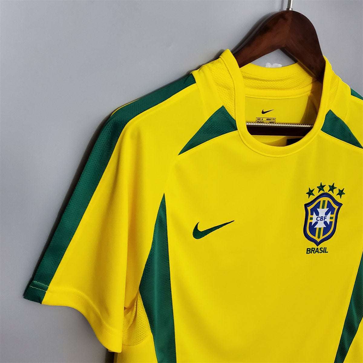 Camisa Brasil Home - Retrô 2002