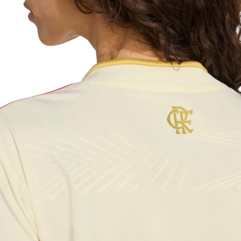 Camisa Flamengo III 2025/26 - Versão Torcedor Feminina - Bege