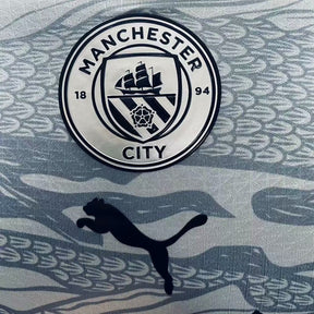 Camisa Mancester City Year Of The Dragon 23/24 - Manga Longa Versão Jogador