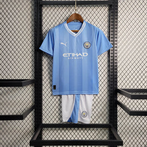 Kit Infantil Manchester City Titular 23/24