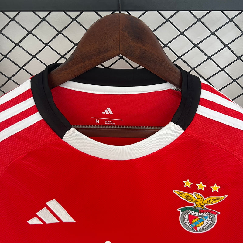 Camisa Benfica Home Manga Longa 25/26