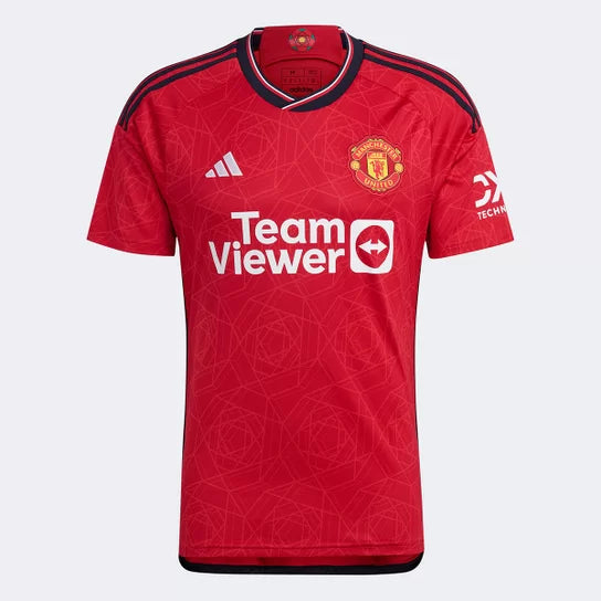 Camisa Manchester United Home 23/24 - Adidas Torcedor Masculina