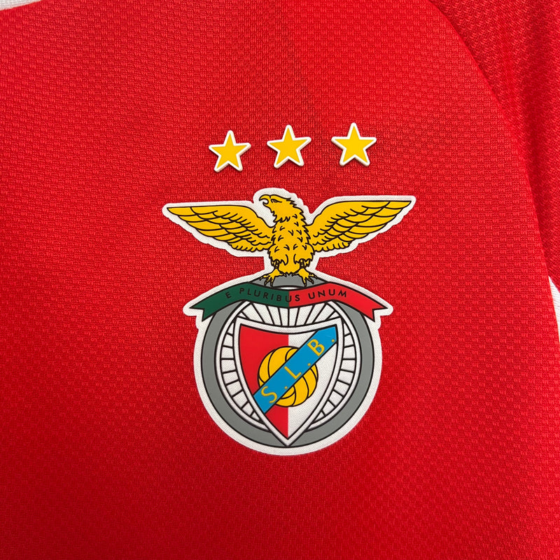 Camisa Benfica Home Manga Longa 25/26