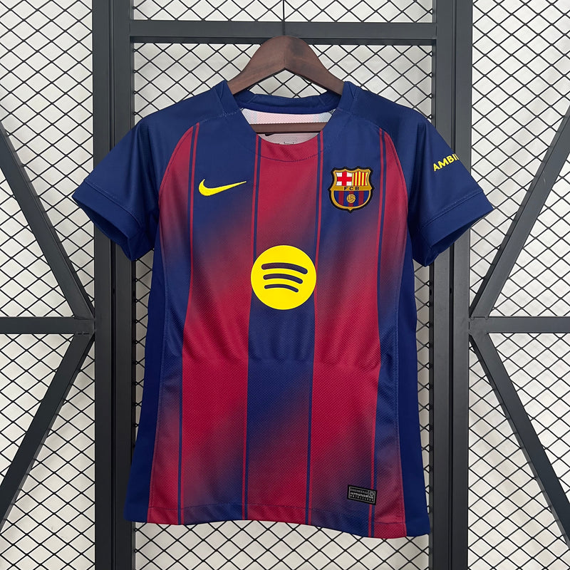 Camisa Barcelona Feminina Home 25/26