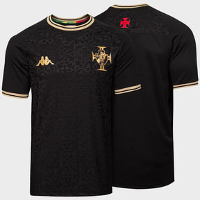 Camisa Vasco Especial 22/23 - Kappa Torcedor Masculina - Preta