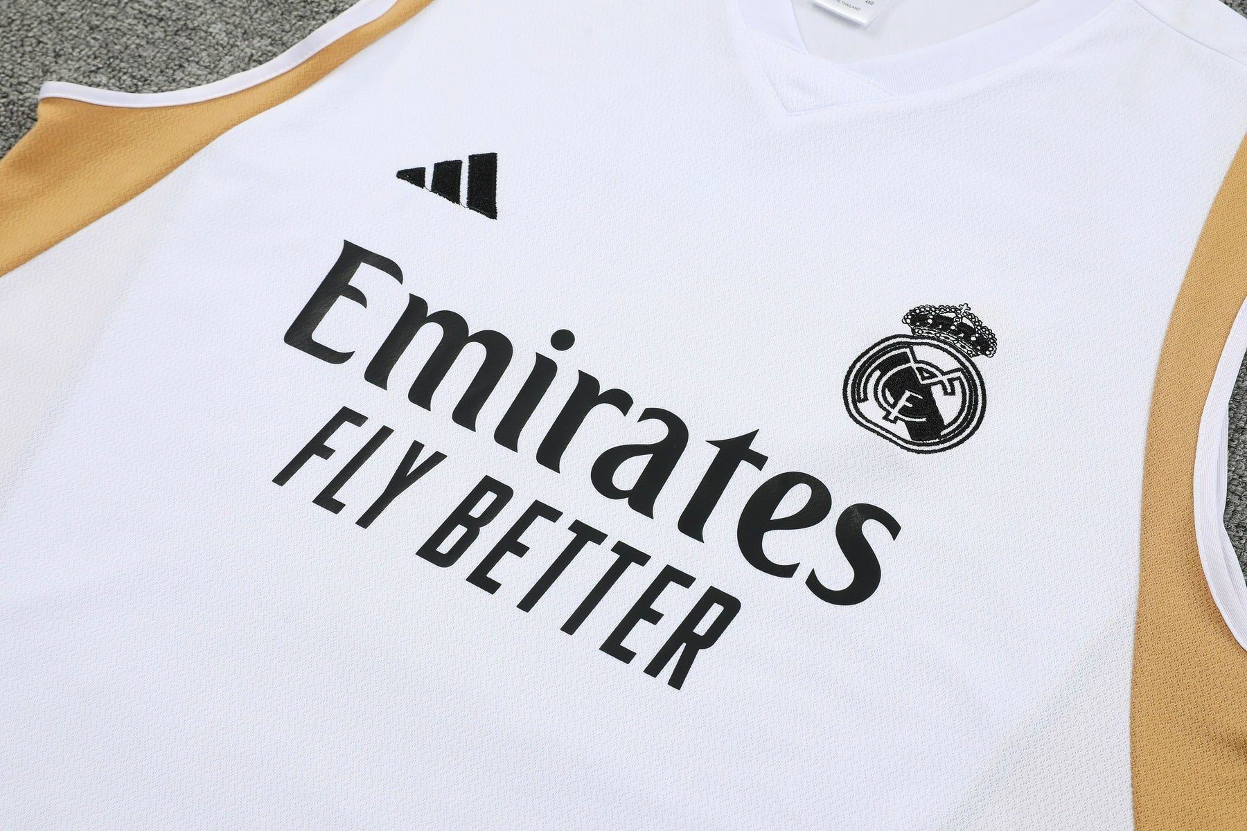 Kit Treino Regata Real Madrid 23/24 - Branco
