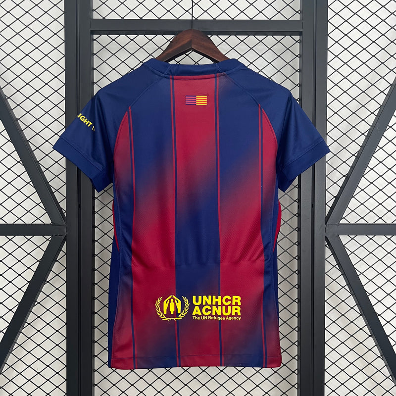 Camisa Barcelona Feminina Home 25/26