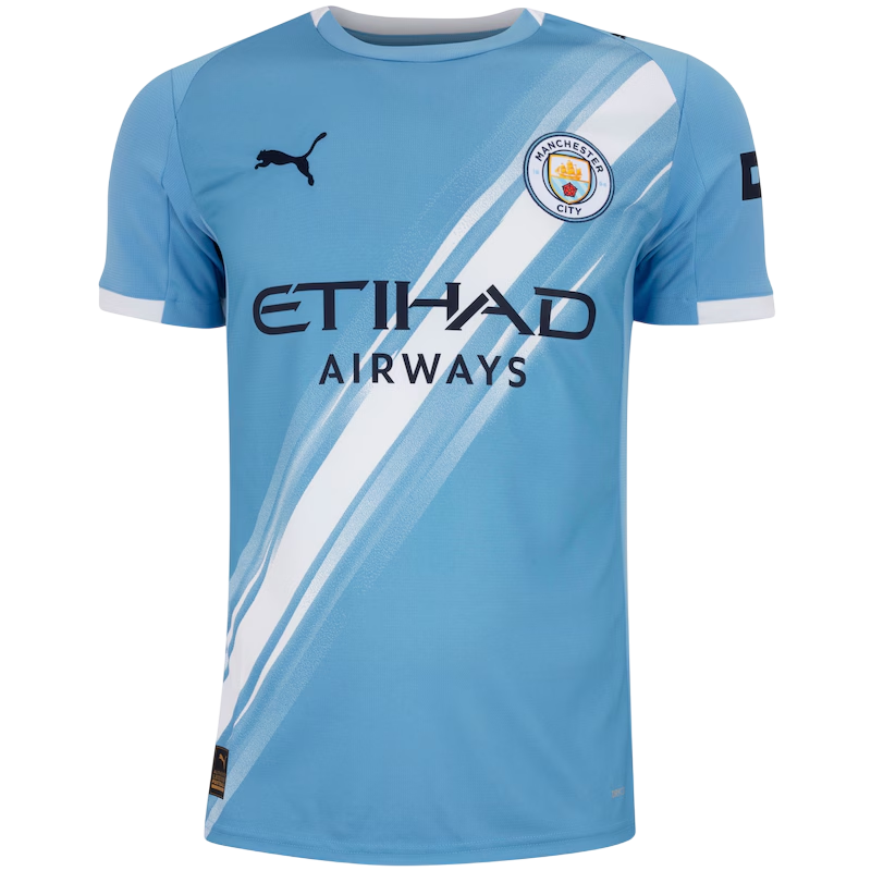 Camisa Manchester City I 25/26 - Torcedor Puma Masculina - Azul