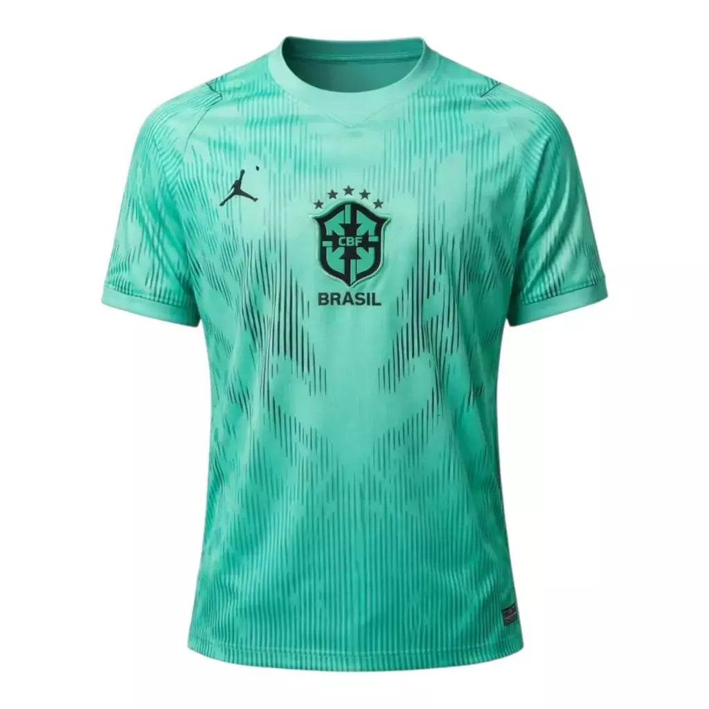 Camisa Seleção Brasileira Goleiro III 26/27 - Torcedor Jordan Masculina - Verde